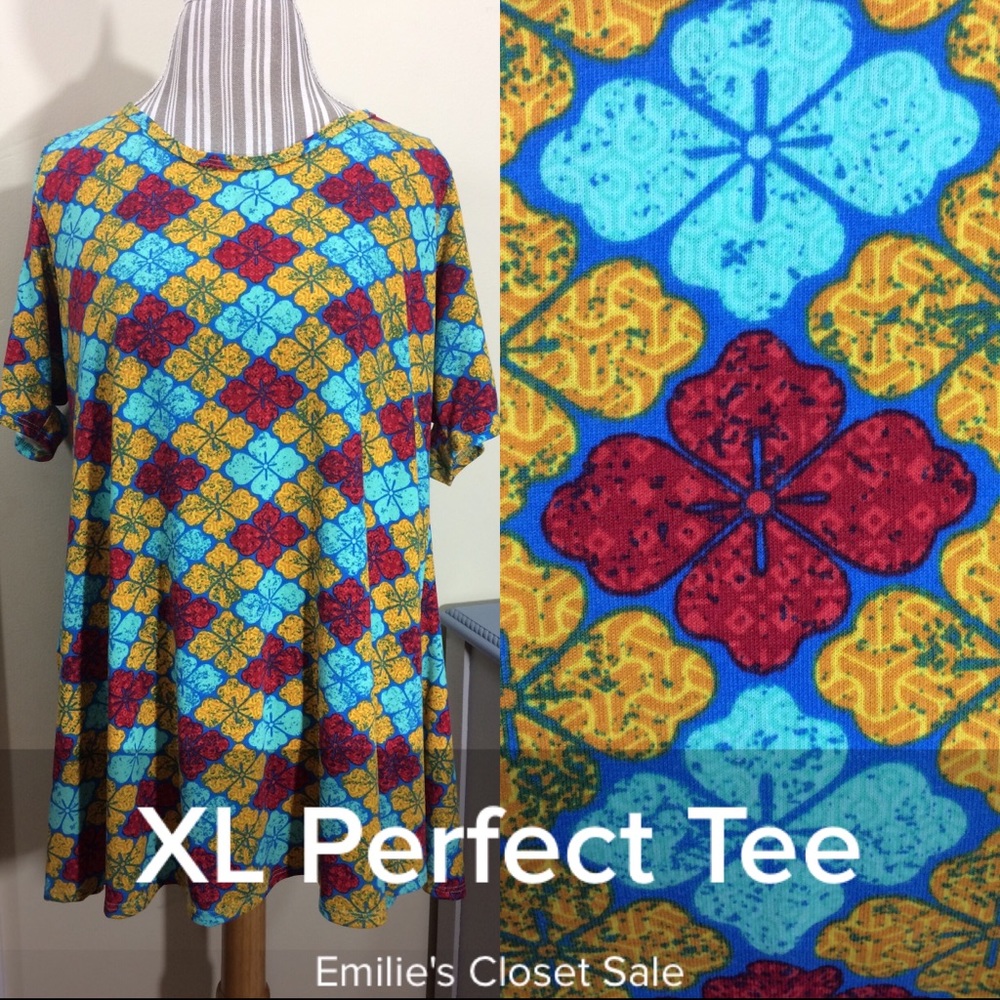 FINAL PRICE DROP - EUC LuLaRoe Perfect Tee